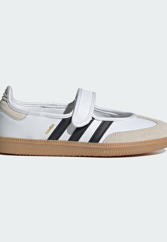 Ballerina con cinturino 'Samba' di ADIDAS ORIGINALS in bianco
