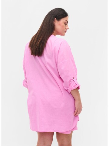 Zizzi Blouse 'Flex' in Roze