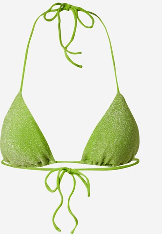 LeGer by Lena Gercke Triangle Bikini Top 'Admira' in Green: front