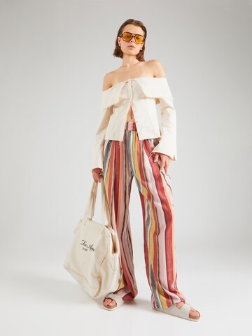 TOPSHOP Wide Leg Hose in Mischfarben