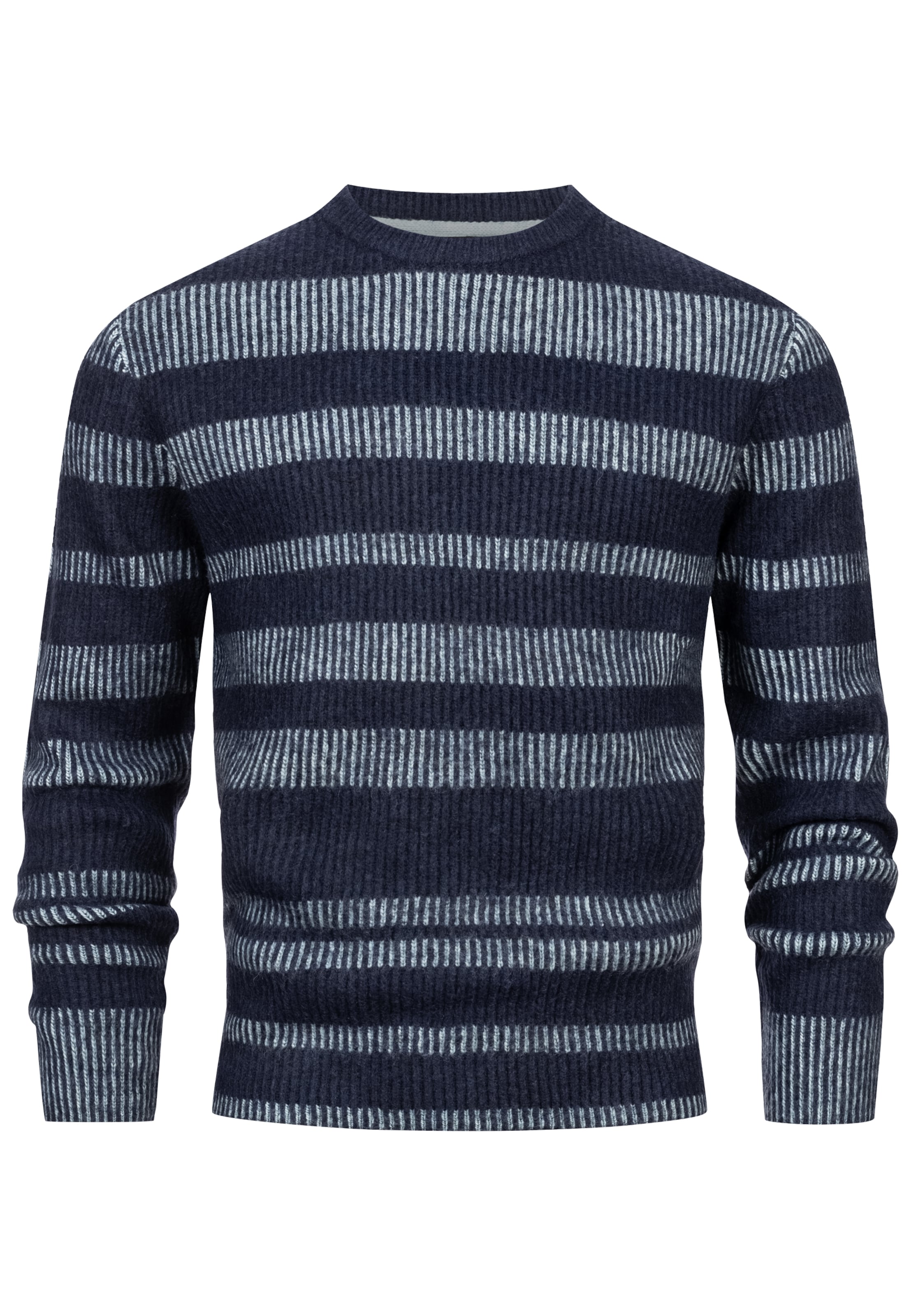 INDICODE JEANS Trui 'INKalle' in Blauw: voorkant