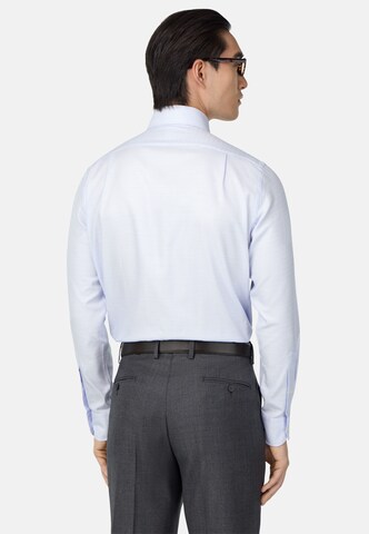 Coupe regular Chemise Boggi Milano en bleu