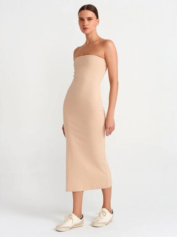 Dilvin Dress in Beige