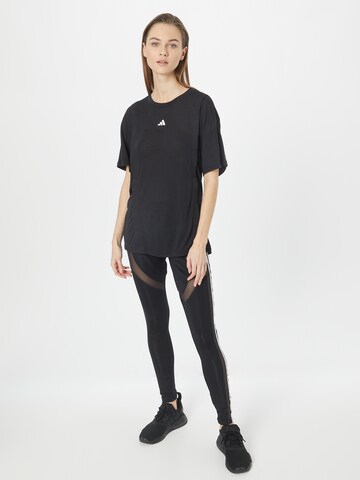 ADIDAS PERFORMANCE Functioneel shirt 'Essentials' in Zwart