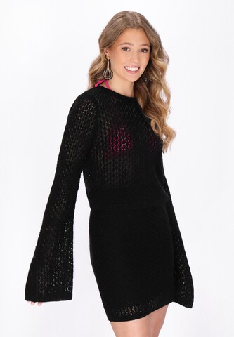 IZIA - Pullover em preto: frente