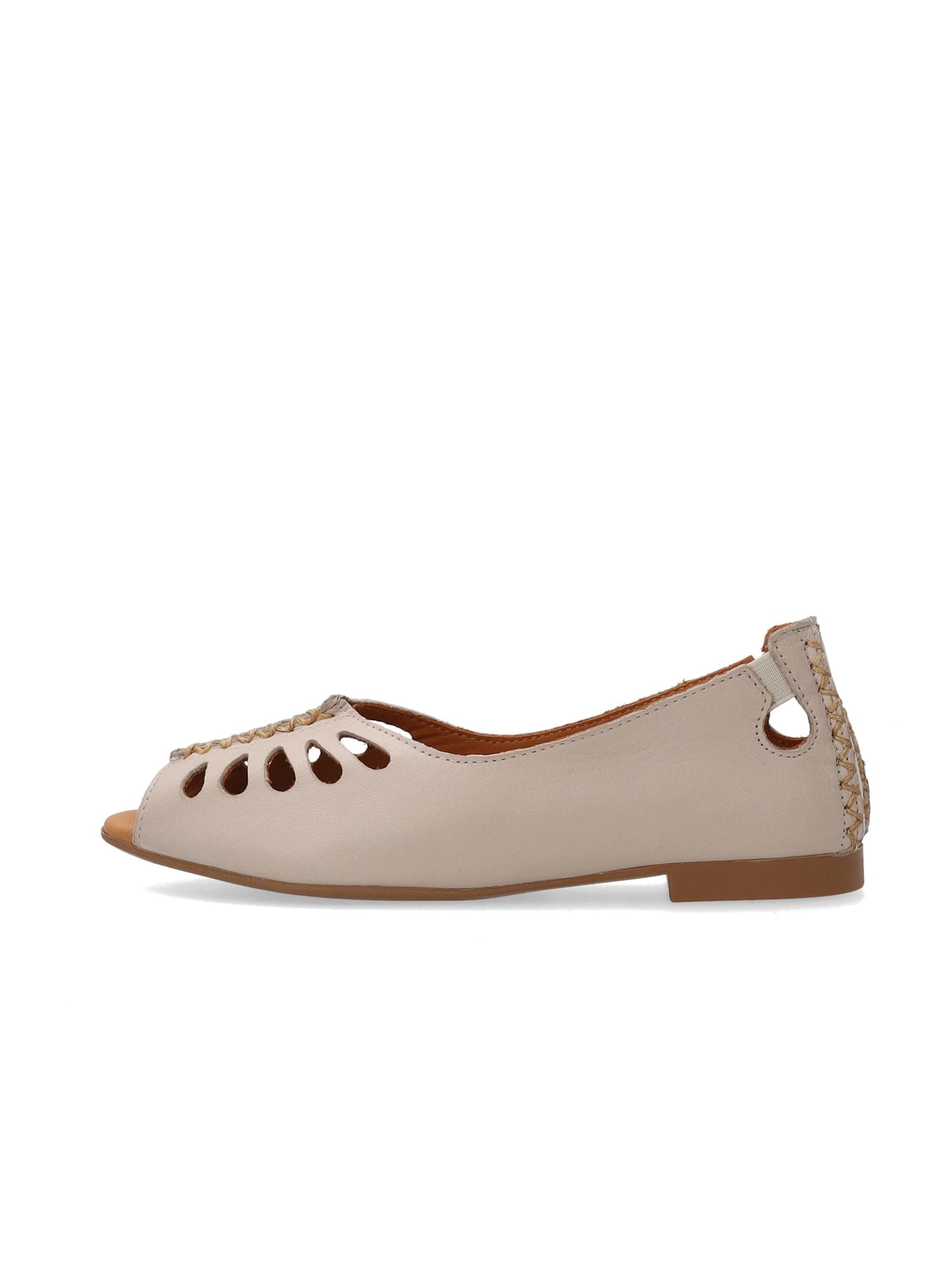 VENEZIA Ballet Flats in Beige: front