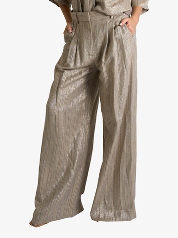 Ottod’Ame Regular Broek in Beige: voorkant