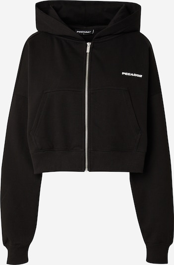 Pegador Sweat jacket 'LANA' in Black / Off white, Item view