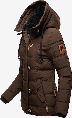 NAVAHOO Winter Jacket 'Zoja' in Brown