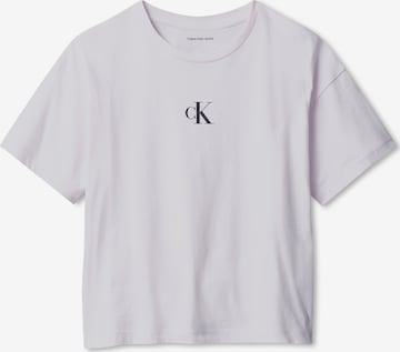 Calvin Klein Jeans Тениска в розово: отпред