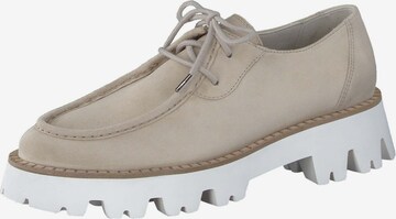 Scarpa stringata di Paul Green in beige: frontale