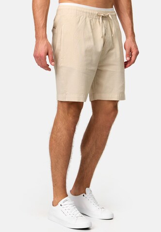 INDICODE JEANS Regular Broek ' Margera ' in Beige