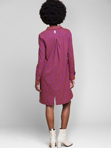 4funkyflavours Shirt Dress 'Dreamality' in Brown