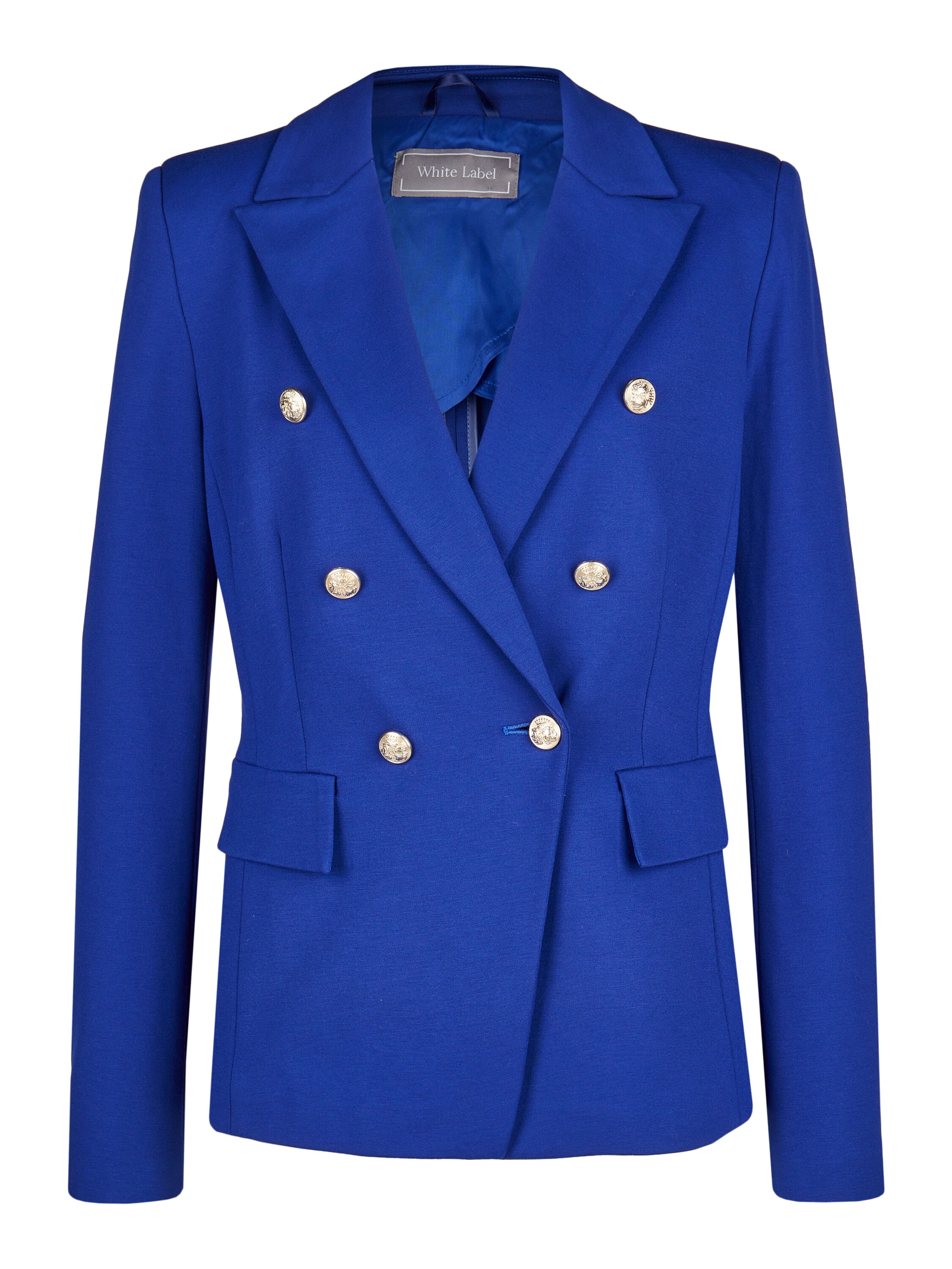 White Label Blazer in Blue: front