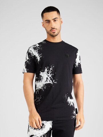 Plein Sport - Camisa em preto: frente