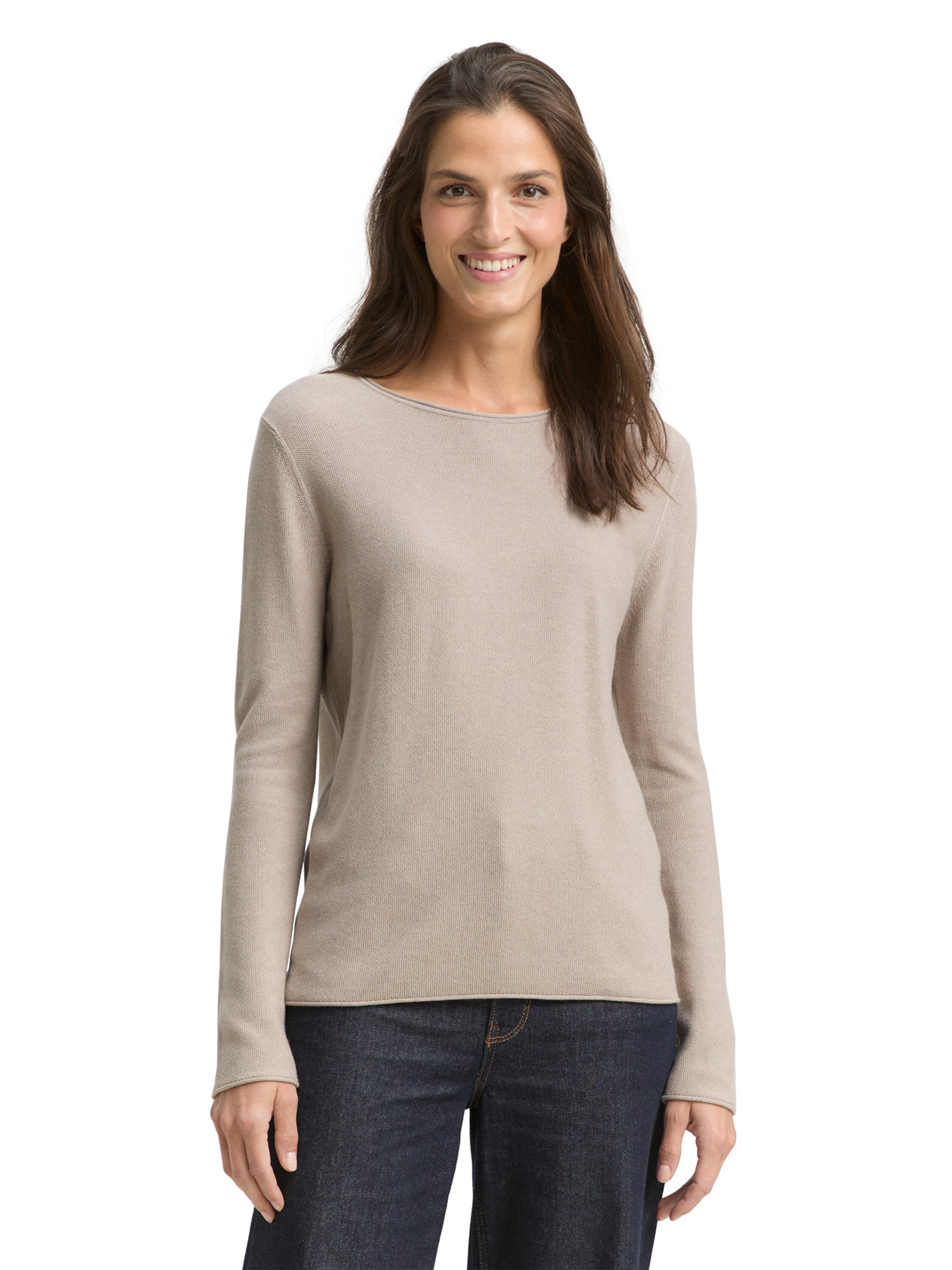 TOM TAILOR Pullover in Grau: Vorderseite
