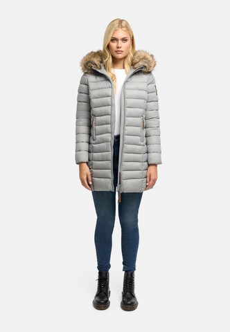 MARIKOO Winter coat 'Rose' in Grey