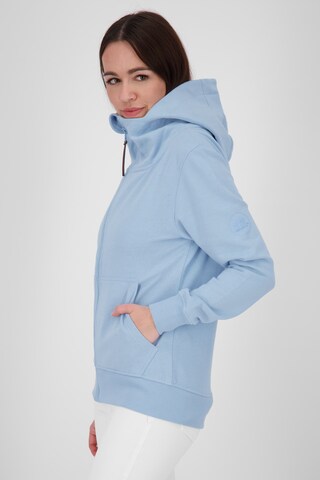 Alife and Kickin Zip-Up Hoodie 'Yasmina' in Blue