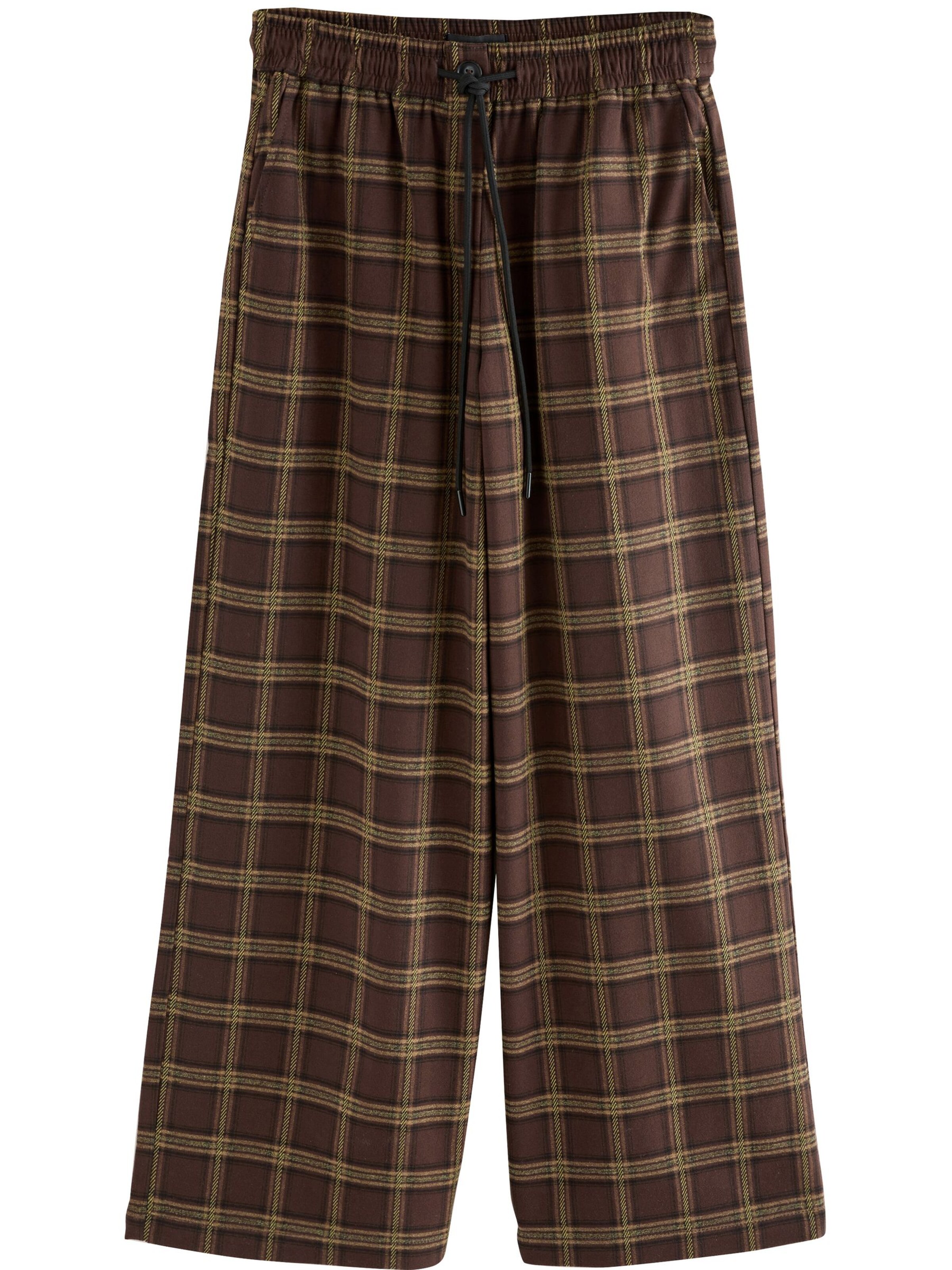 Next Široke hlačnice Hlače | rjava barva: sprednja stran