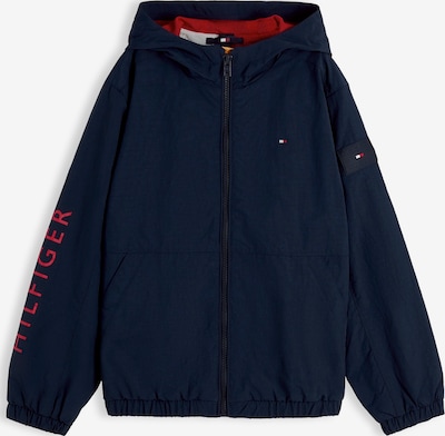 74 dydžio Demisezoninė striukė iš TOMMY HILFIGER, spalva – tamsiai mėlyna / raudona, Prekių apžvalga