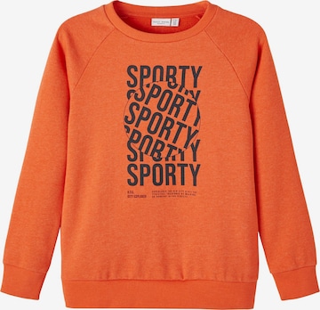 NAME IT Sweatshirt in Oranje: voorkant