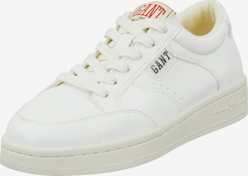 GANT Matalavartiset tennarit 'PREPLA' värissä valkoinen: etupuoli