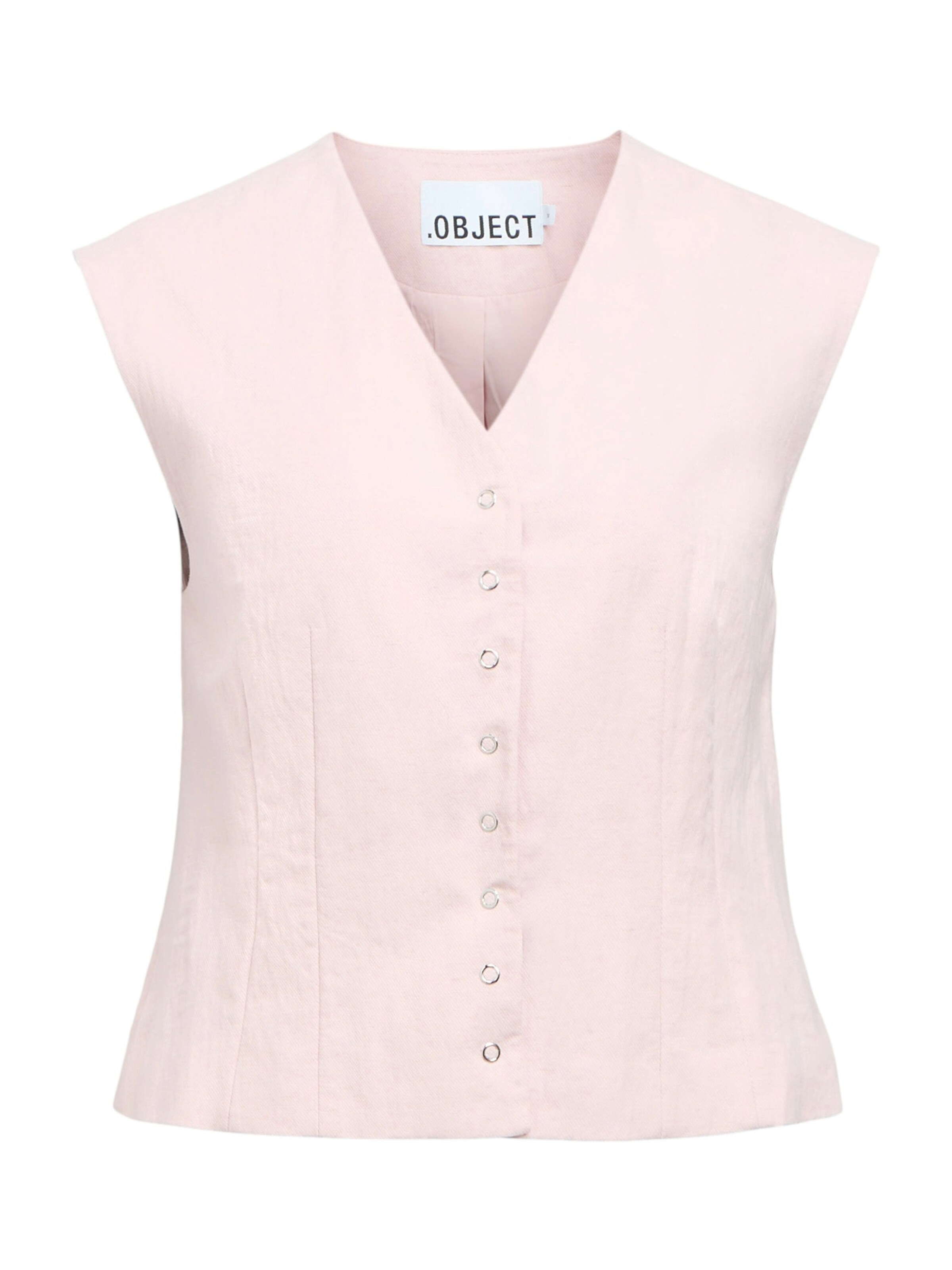 OBJECT Gilet 'OBJMOLLY' in Lila: voorkant
