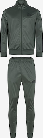 LONSDALE Tracksuit 'Pember' in Green: front