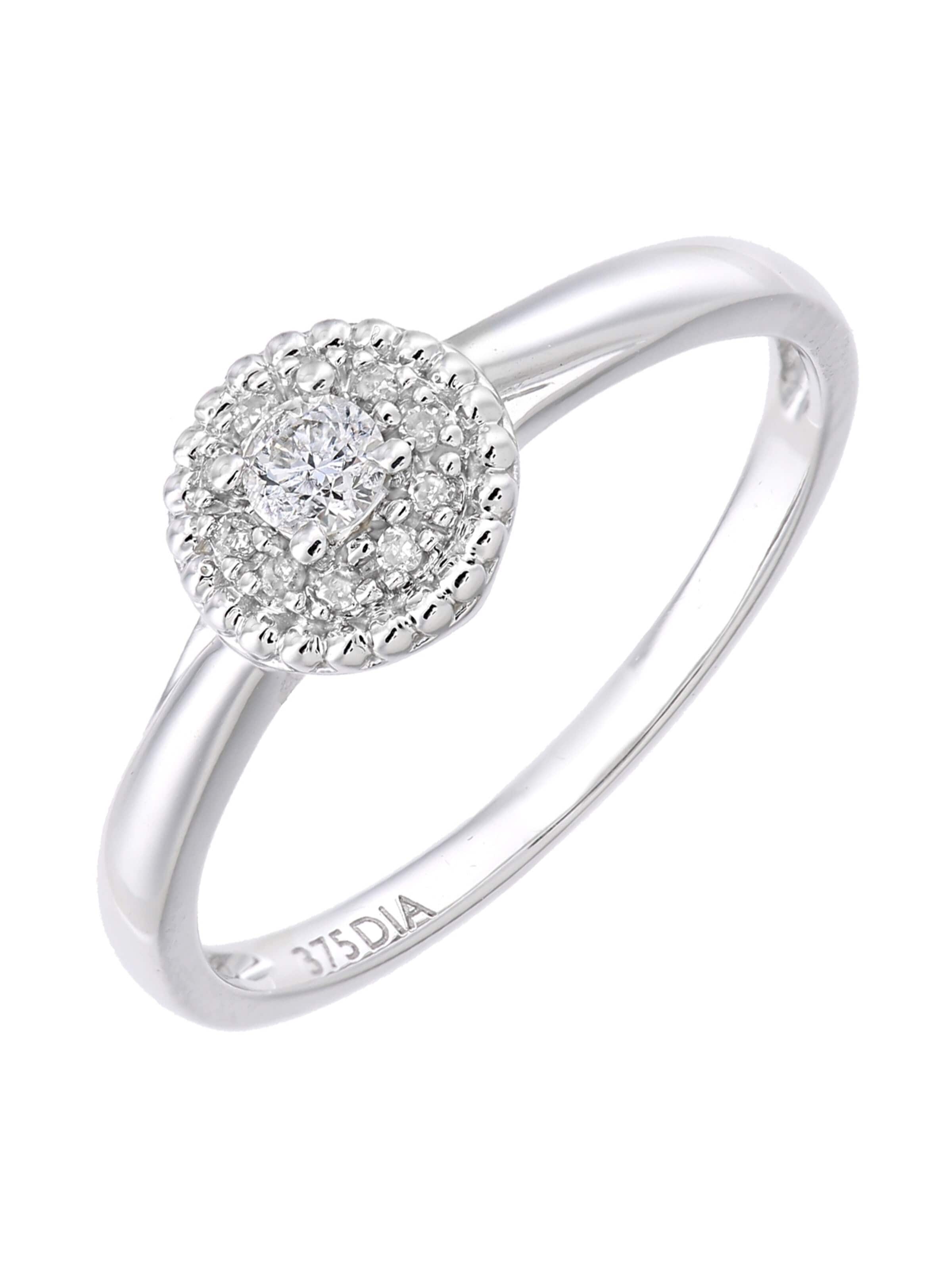 DIAMANT LETERNEL Ring in Silver: front