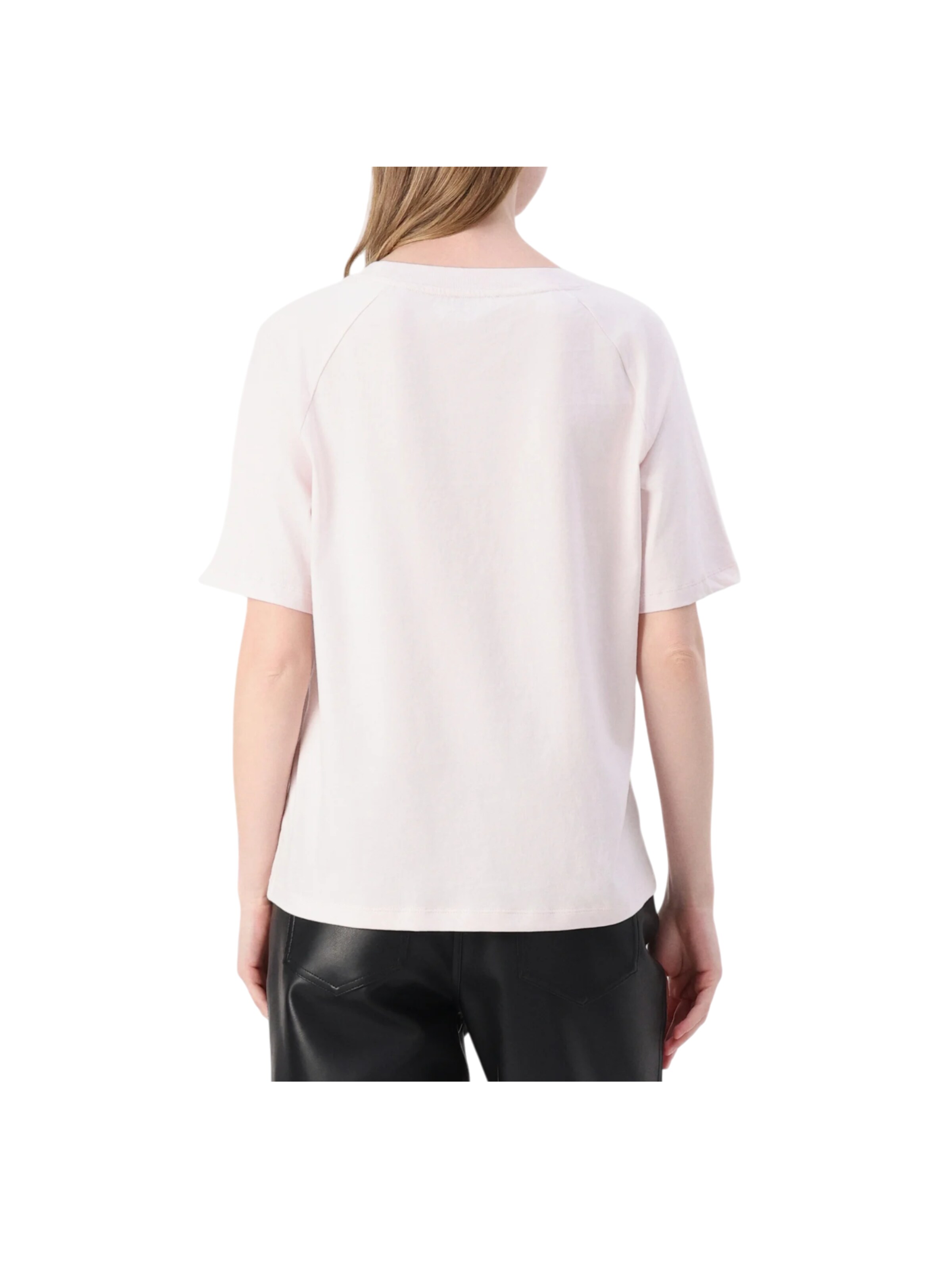 Blauer Shirt in Roze