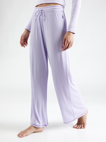 Pantaloni de pijama de la Cotton On Body pe mov: față