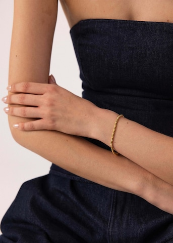 PURELEI - Pulsera 'Shine' en plata: frente