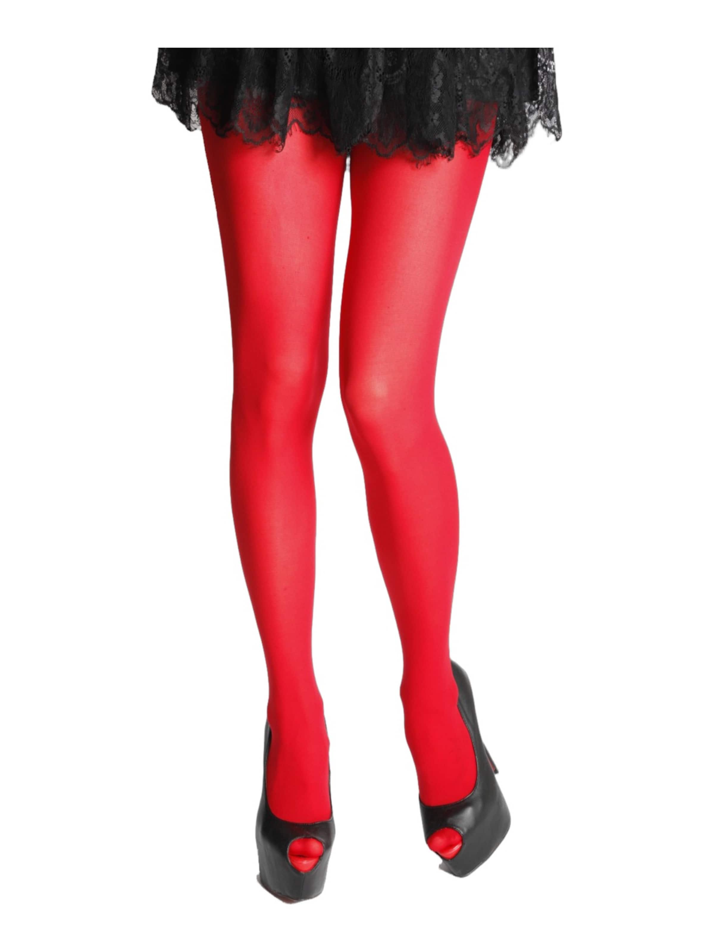 Collant 'STIINA 40 DEN tights' Sokisahtel en rouge : devant