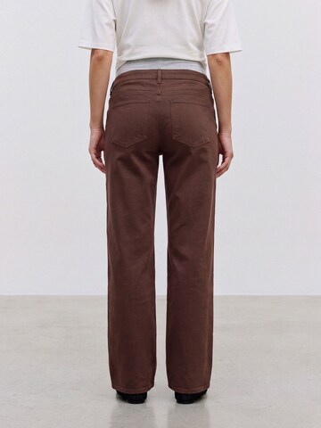 MAMALICIOUS Wide leg Jeans 'MLMAlaga' i brun