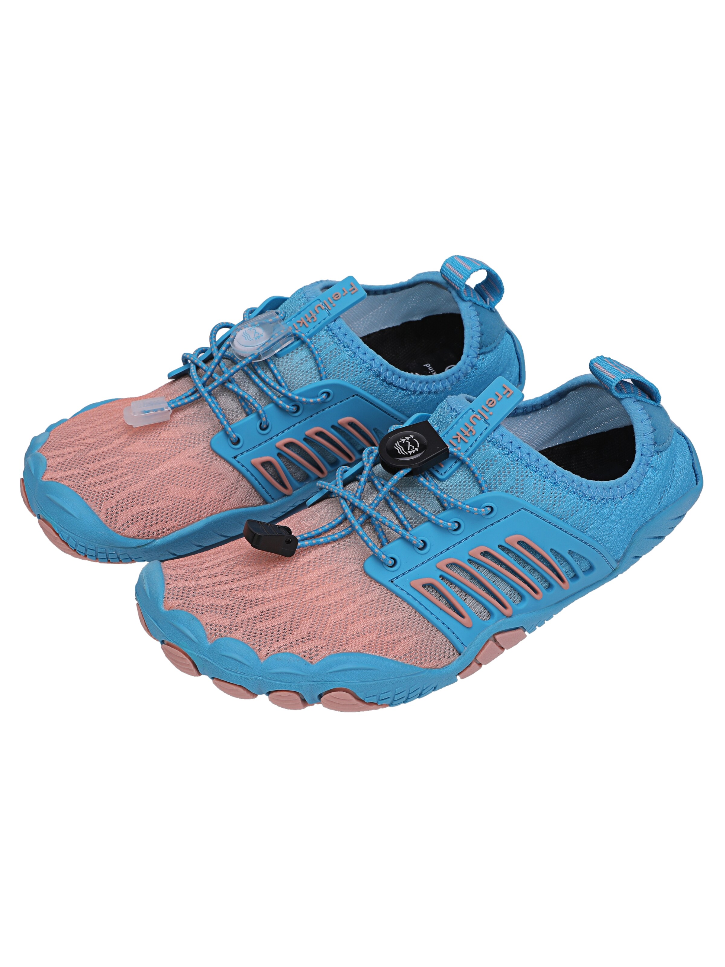 Freiluftkind Athletic Lace-Up Shoes 'Freiluftkind® Tokai rutschfeste universal Barfußschuhe' in Blue: front