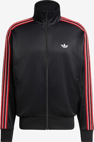 ADIDAS ORIGINALS Sweatjacke 'Firebird' in Schwarz: Vorderseite