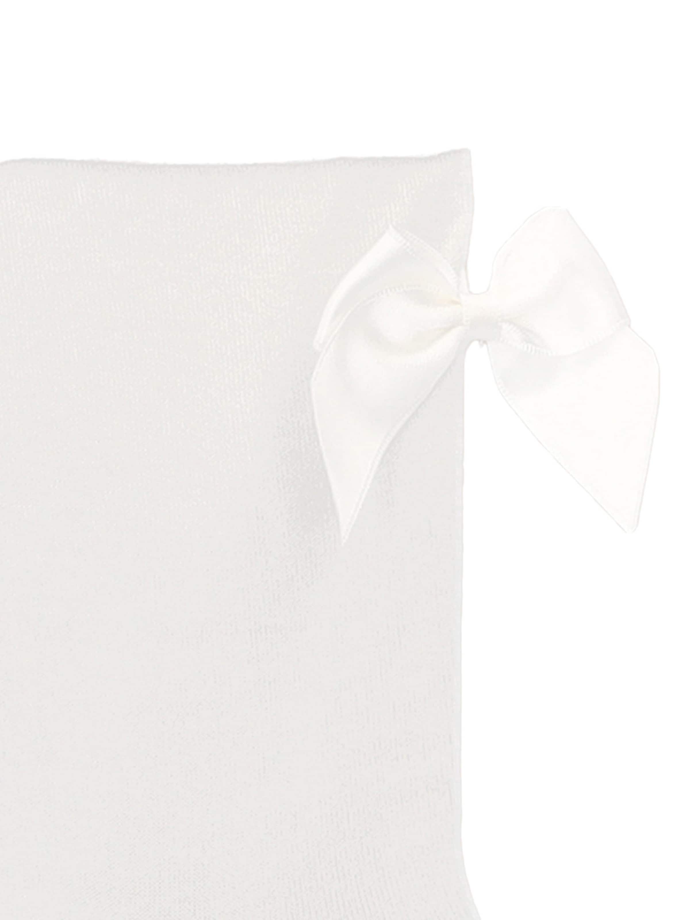 KUNERT Socks 'Ribbon Love' in White
