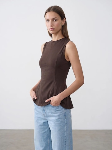 Dilvin Top 'Oberteile' in Brown