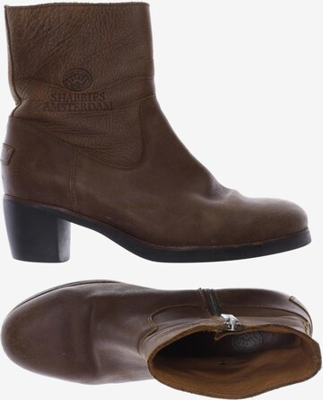 SHABBIES AMSTERDAM Dress Boots in 40 in Brown: front