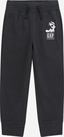 Effilé Pantalon GAP en noir : devant