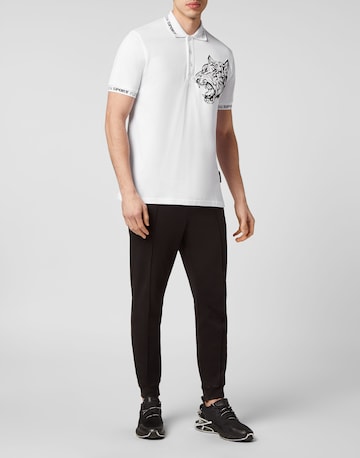 Plein Sport Poloshirt 'Tiger' in Weiß