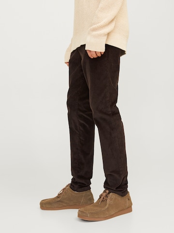 JACK & JONES Slim fit Chino trousers 'JPSTMARCO' in Brown