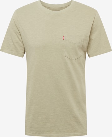 LEVI'S ® Shirt 'SS Classic Pocket Tee' in Green: front