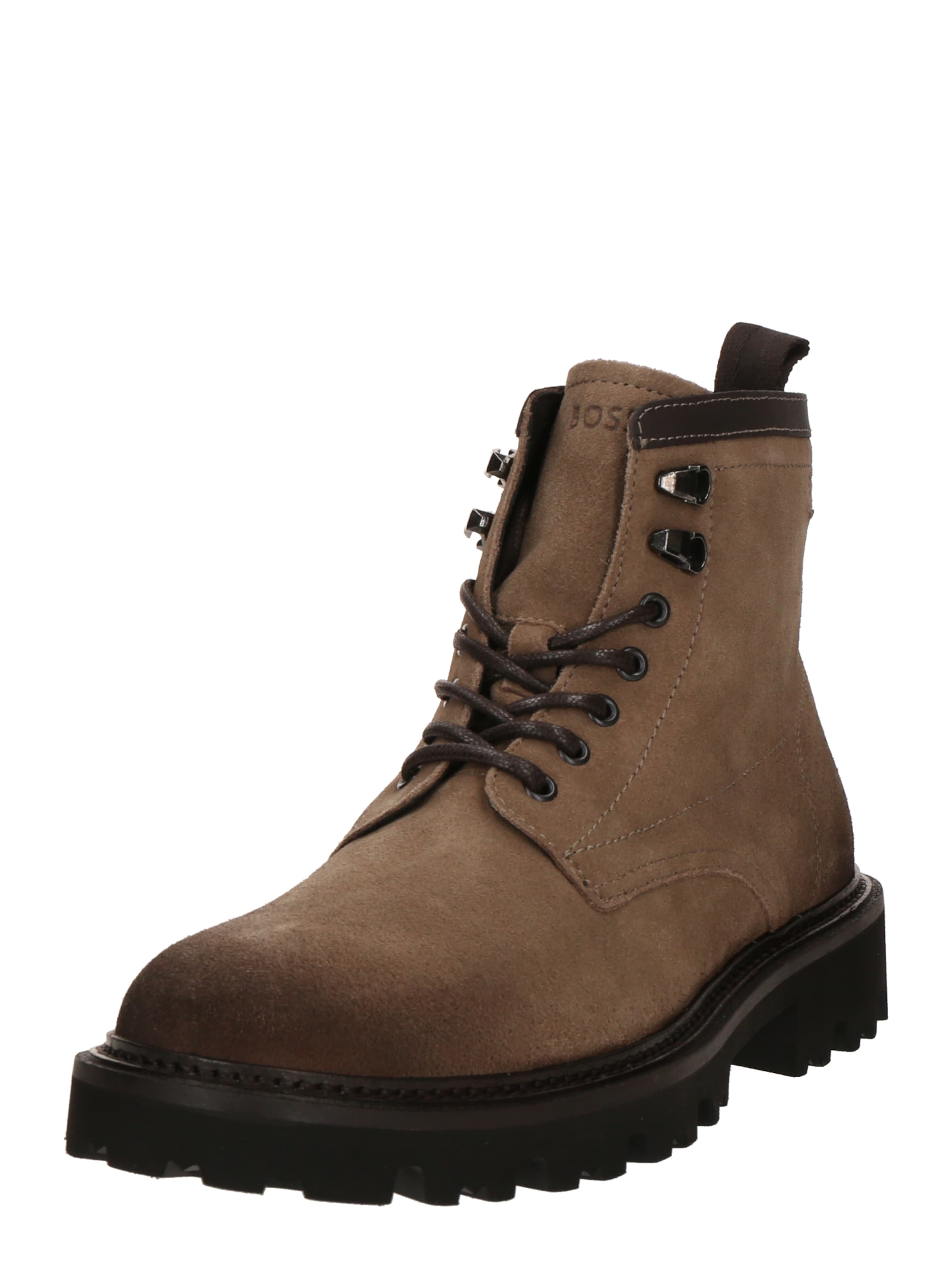 Boots stringati 'Julyo' di BOSS in beige: frontale