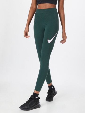 Leggings di Nike Sportswear in verde: frontale