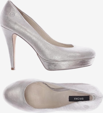 BRONX Pumps 38 in Silber: predná strana