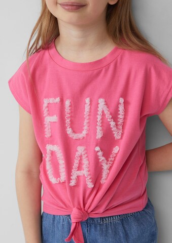 s.Oliver Shirt in Roze: voorkant