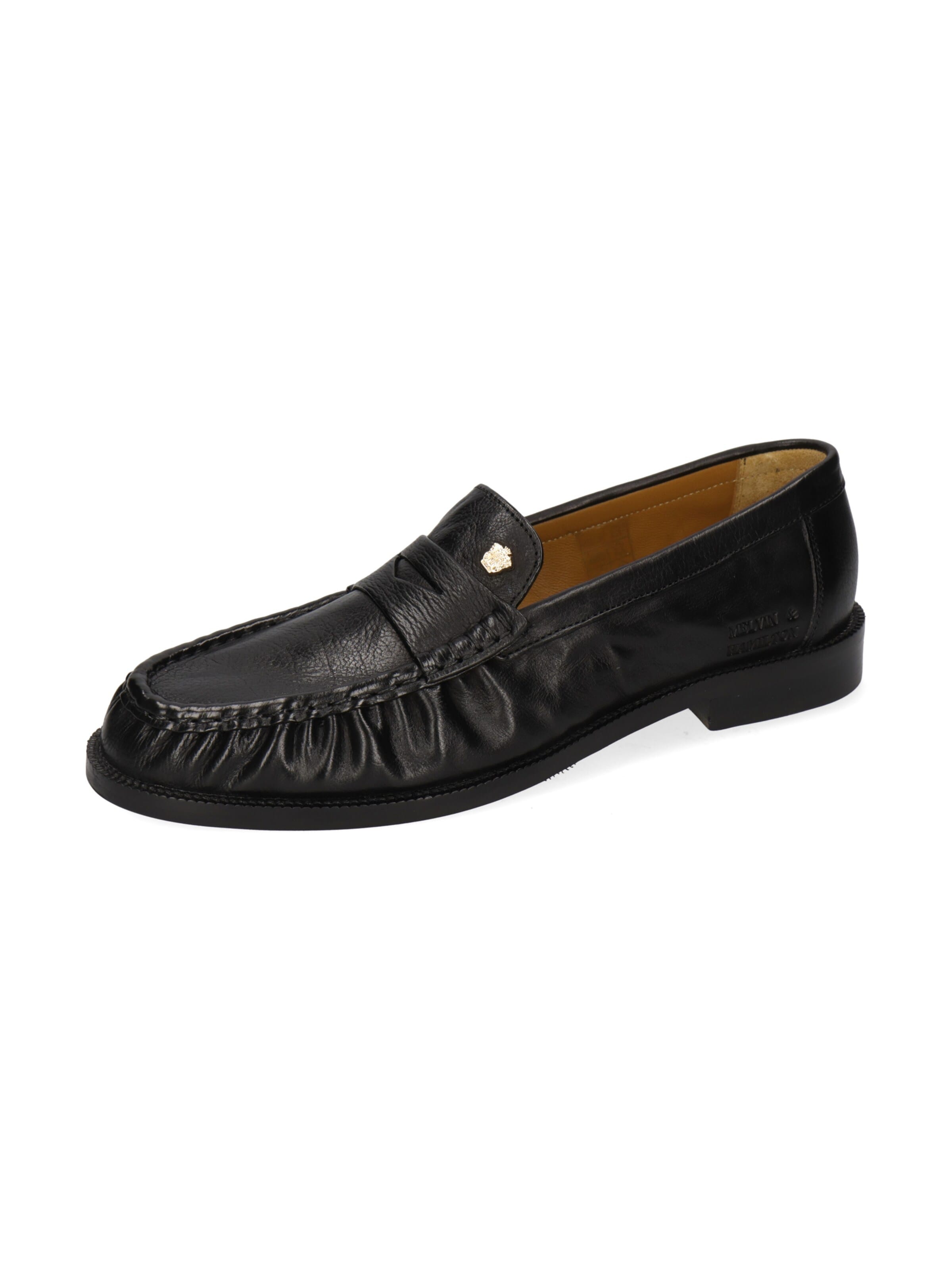 MELVIN & HAMILTON Mokassin 'Kamilla 1'‌‌‌‌‌‌‌‌‌ in Schwarz: Vorderseite
