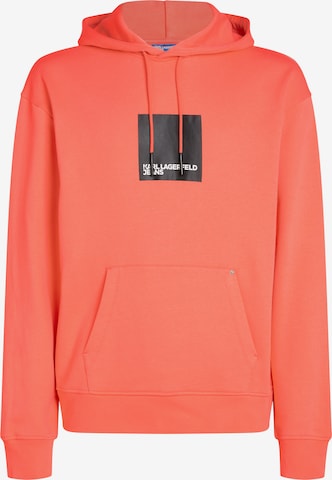 KARL LAGERFELD JEANS Sweatshirt in Orange: predná strana