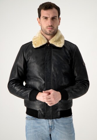 URBAN 5884® Between-Season Jacket 'Charles' in Black: front